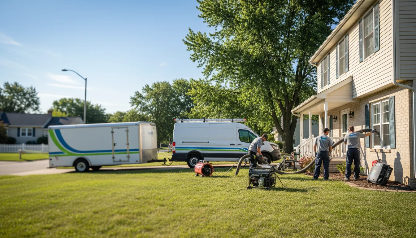 Flooded Basement Restoration And Cleanup With Repair in Luzerne, IA near me